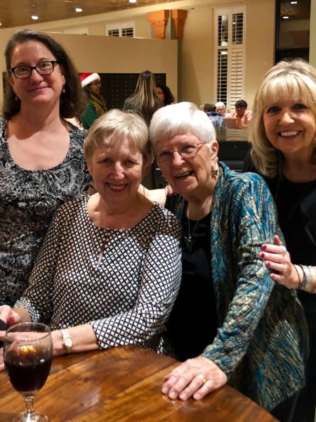 Holiday Party - a group of women smiling