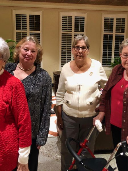 Holiday Party - a group of senior women